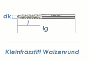 3mm HM-Kleinfrässtift Walzenrund (1 Stk.)