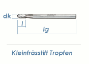 3mm HM-Kleinfr&auml;sstift Tropfen (1 Stk.)