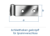 112 x 30mm Schlie&szlig;haken gekr&ouml;pft verzinkt (1 Stk.)//AUSL//