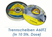 125 x 1mm Trennscheibe f. Metall / Edelstahl (in 10Stk. Vorratsdose) -  A60TZ Special (1 Stk.)