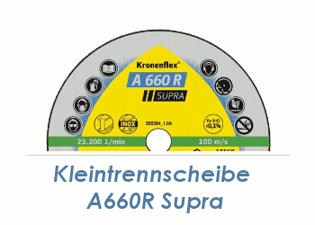 50 x 1mm Kleintrennscheibe f. Stahl / Edelstahl - A660R Supra (1 Stk.)