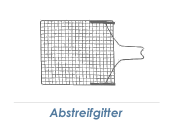 26 x 30cm Abstreifgitter Metall (1 Stk.)