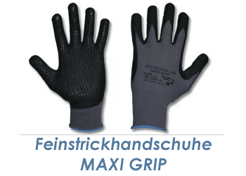 Feinstrickhandschuhe Maxi Grip - Gr. 10 (XL)