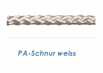 5mm PA Schnur Weiß (je 1 lfm)