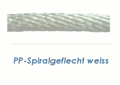 6mm PP Seil Spiralgeflochten weiß (je 1 lfm)