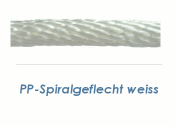 10mm PP Seil Spiralgeflochten weiß (je 1 lfm)