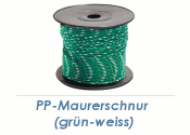 2mm PP- Maurerschnur gr&uuml;n/wei&szlig; 100 m (1 Stk.)