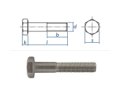 M6 x 80mm Sechskantschrauben DIN931 Teilgewinde Edelstahl...