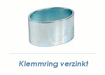 10mm Seil Klemmring verzinkt (1 Stk.)