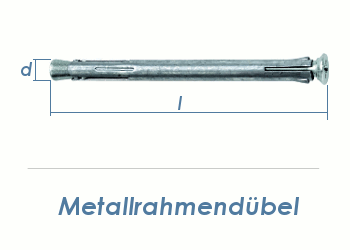 10 x 112mm Metallrahmendübel (1 Stk.)