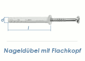 6 x 80mm Nageldübel m. Flachkopf (10 Stk.)