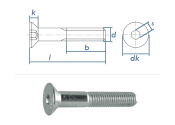 M5 x 8mm Senkschrauben DIN7991 Stahl verzinkt FKL 8.8 (100 Stk.)