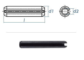 4 x 10mm Spannstifte schwere Ausführung gem. DIN1481/ISO 8752 (100 Stk.)