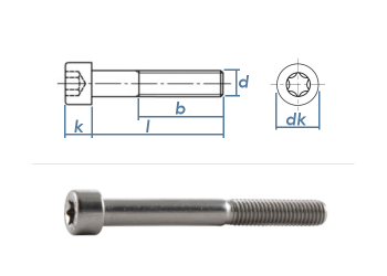 M5 x 10mm Zylinderschrauben TX ISO14579 Edelstahl A2 (10 Stk.)