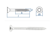 5 x 100mm Spanplattenschrauben TG TX Stahl verzinkt  (10...
