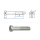 M6 x 10mm Zylinderschraube DIN7984 Stahl verzinkt FKL 8.8  (10 Stk.)