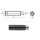 M5 x 10mm Gewindestift Zapfen DIN915 Edelstahl A2 (10 Stk.)
