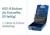 HSS-R ABS-Kassette 25 teilig  1-13mm (1 Stk.)