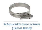 150-170mm / 12mm Band Schlauchklemmen verzinkt (1 Stk.)