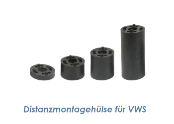 10x DISTANZHÜLSEN KUNSTSTOFF M10 x DICKE 18MM