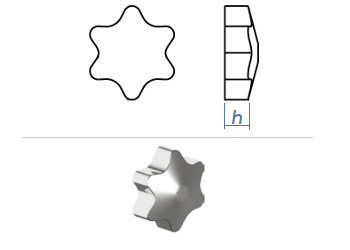 TX30 Sicherheitsstern / Verschlussstopfen  (10 Stk.)