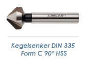 6,3mm HSS Kegelsenker  90&deg; Rundschaft  DIN335C  (1 Stk.)