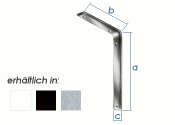 115 x 80mm 3F Konsole schwarz (1 Stk.)