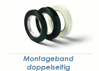 19mm Montageband doppelseitig weiss - 5m Rolle (1 Stk.)