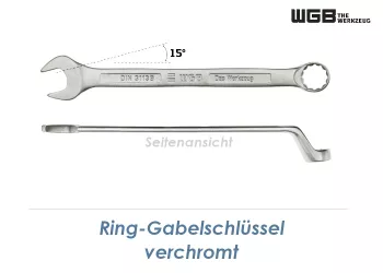 SW13 WGB Ring-Gabelschlüssel verchromt (1 Stk.)