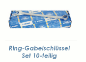 SW8 - 22 UNIOR Ring-Gabelschl&uuml;ssel 10-teiliges Set DIN3113 verchromt  (1 Stk.)