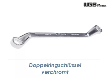 SW12 x 13 WGB Doppelringschlüssel verchromt (1 Stk.)