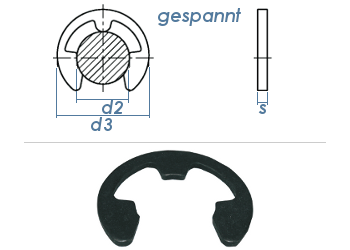 5mm Sicherungsscheibe DIN 6799  (100 Stk.)