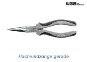 170mm WGB Flachrundzange 892 mit Schneide, gerade (1 Stk.)