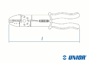 240mm Presszange 425/4B f. isolierte/nicht isolierte...