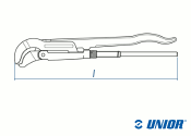 430mm UNIOR Rohrzange 482/6  max. 1,5" (1 Stk.)