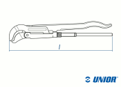 430mm UNIOR Rohrzange 482/6  max. 1,5&quot; (1 Stk.)