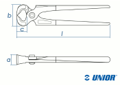 200mm UNIOR Bei&szlig;zange 530/4P  (1 Stk.)