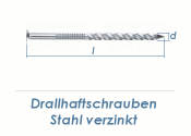 3,5 x 60mm Drallhaftschrauben verzinkt (100g = ca. 28 Stk.)