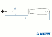 PZ1 x 80mm UNIOR Schraubendreher (1 Stk.)