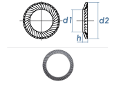 M4 Schnorr&reg; Sicherungsscheibe rostbest&auml;ndig (10 Stk.)