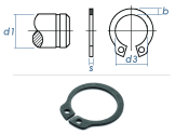 28mm Sicherungsring Aussen DIN471  (10 Stk.)
