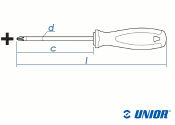 PH3 x 150mm UNIOR Schraubendreher mit 3K-Griff (1 Stk.)