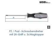 PZ2 x 125mm WGB Pozi Schraubendreher mit 2K Griff (1 Stk.)