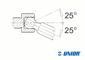 SW3 x 129mm UNIOR Sechskant Stiftschlüssel mit Kugelkopf vernickelt (1 Stk.)