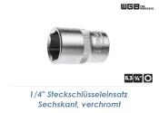SW9 WGB Steckschlüssel mit 1/4" Antrieb...