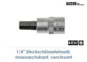 SW5 WGB Innensechskant Steckschlüssel mit 1/4"...