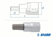 SW7 UNIOR ISK Steckschlüssel mit 1/4" Antrieb...