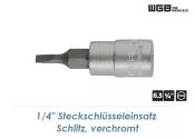6,5mm WGB Schlitz Steckschlüssel mit 1/4"...