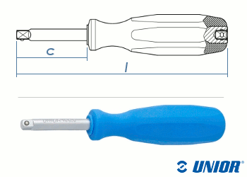 1/4" x 150mm UNIOR Steckgriff 188.8  (1 Stk.)