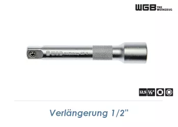 1/2" x 125mm WGB Verlängerung 356 verchromt (1 Stk.)